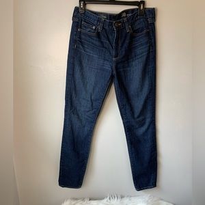 J.Crew Mid Rise Toothpick Denim Jeans